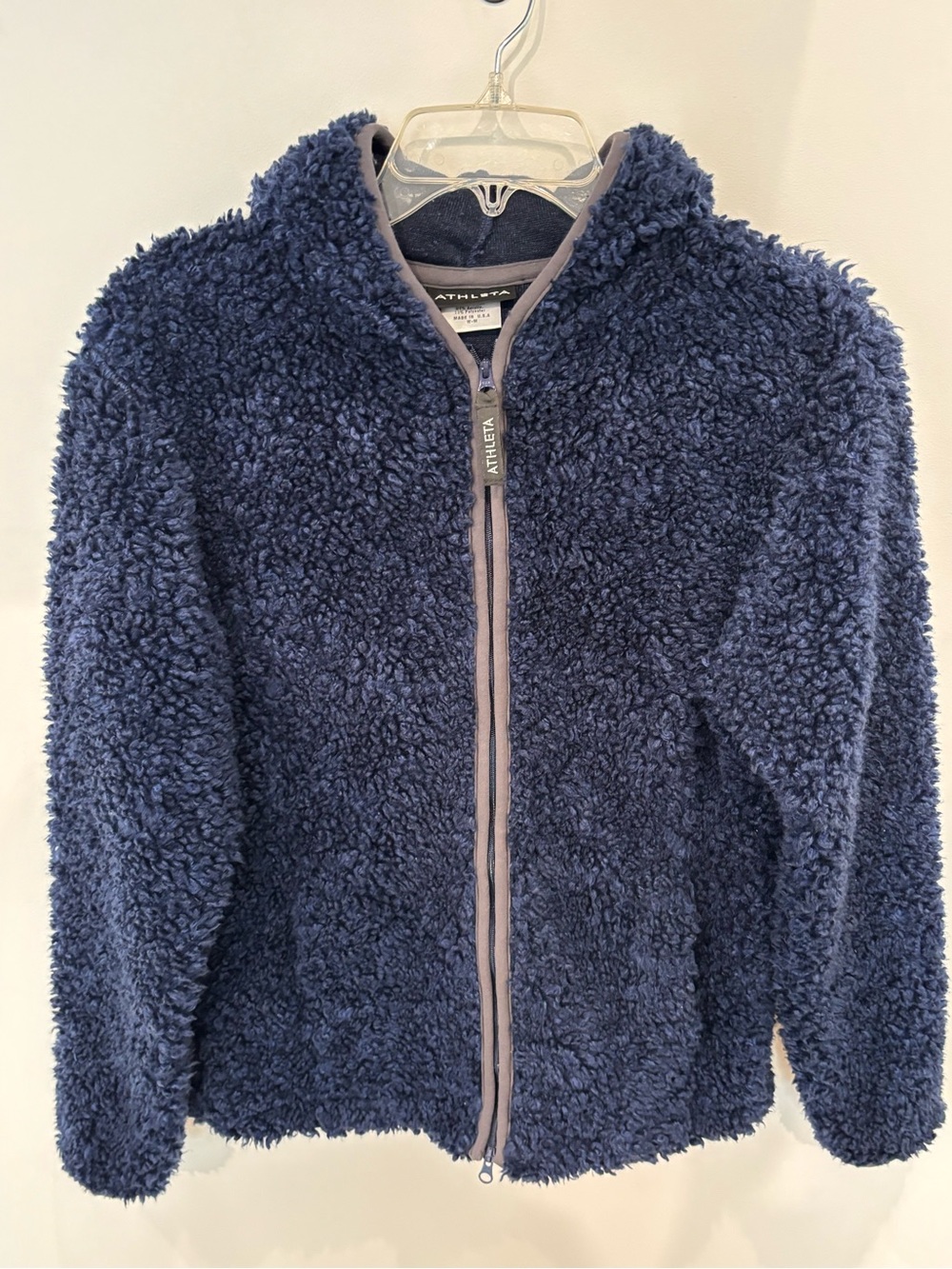 EUC Athleta Hooded Zipper Fleece Jacket